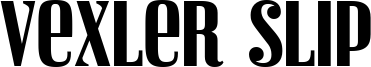 Vexler Slip Font