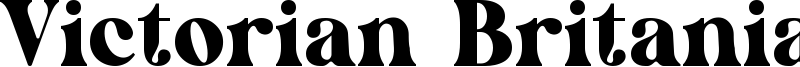 Victorian Britania Font