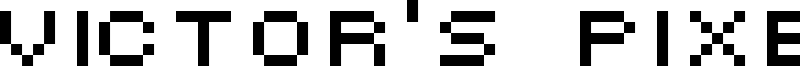 Victor's Pixel Font Font