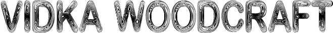 Vidka Woodcraft Font