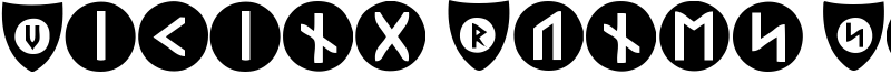 Viking Runes Shields Font