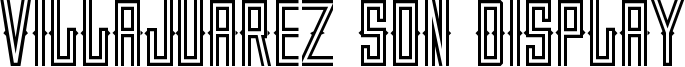 Villajuarez Son Display Font