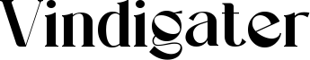 Vindigater Font