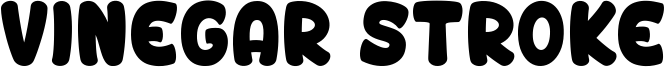 Vinegar Stroke Font