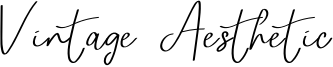 Vintage Aesthetic Font