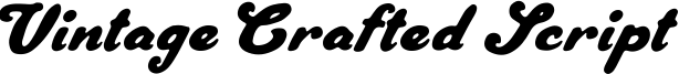 Vintage Crafted Script Font
