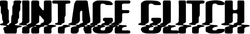 Vintage Glitch Font