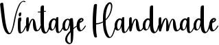 Vintage Handmade Font