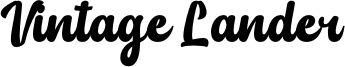 Vintage Lander Font
