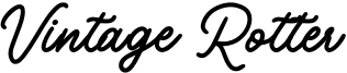 Vintage Rotter Font