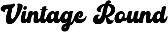 Vintage Round Font