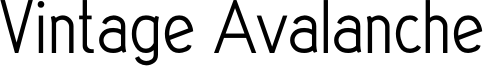 Vintage Avalanche Font