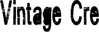 Vintage Cre Font