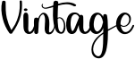 Vintage Font