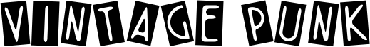 Vintage Punk Font