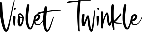 Violet Twinkle Font