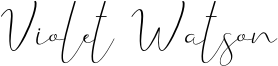 Violet Watson Font