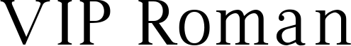 VIP Roman Font