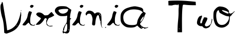 Virginia Two Font