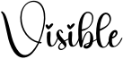 Visible Font