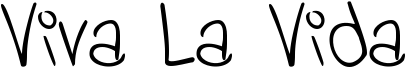 Viva La Vida Font