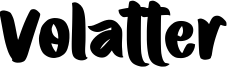 Volatter Font