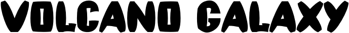 Volcano Galaxy Font