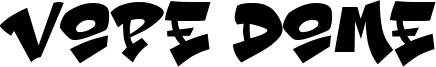 Vope Dome Font