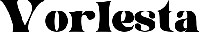 Vorlesta Font