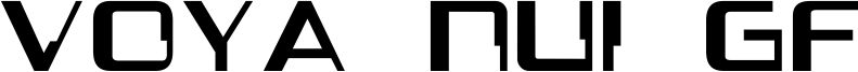 Voya Nui GF Font