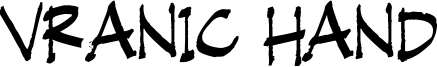 Vranic Hand Font