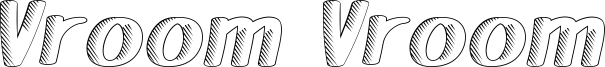 Vroom Vroom Font