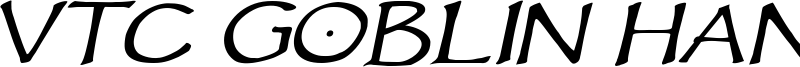 VTCGoblinHandItalic.ttf