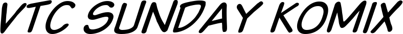 VTCSundaykomixcapsItalic.ttf