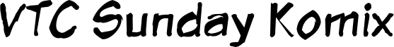 VTCSundayKomixKrumpled.ttf