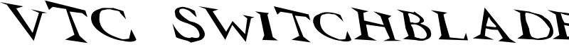 VTCSwitchbladeRomanceSloppyDrunk.ttf
