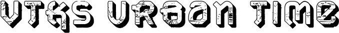 VTKS URBAN TIME 3d.ttf