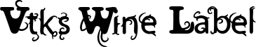 Vtks Wine Label Two.ttf