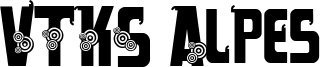 VTKS Alpes Font