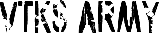 VTKS Army Font