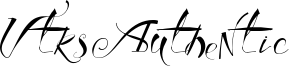 Vtks Authentic Font