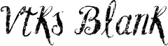 Vtks Blank Font
