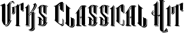 Vtks Classical Hit Font