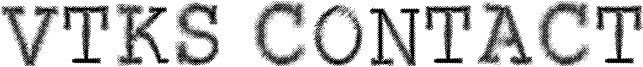 VTKS Contact Font