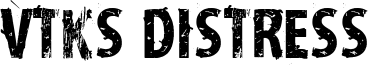 VTKS Distress Font