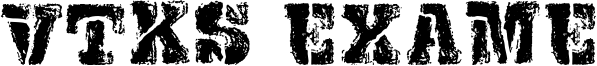 VTKS Exame Font