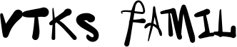 Vtks Family Font