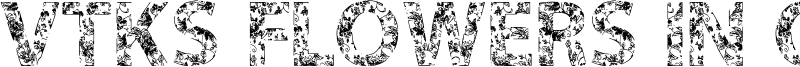 Vtks Flowers in our Soul Font