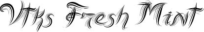 Vtks Fresh Mint Font