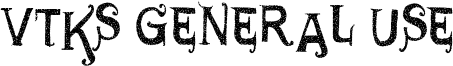 VTKS General Use Font